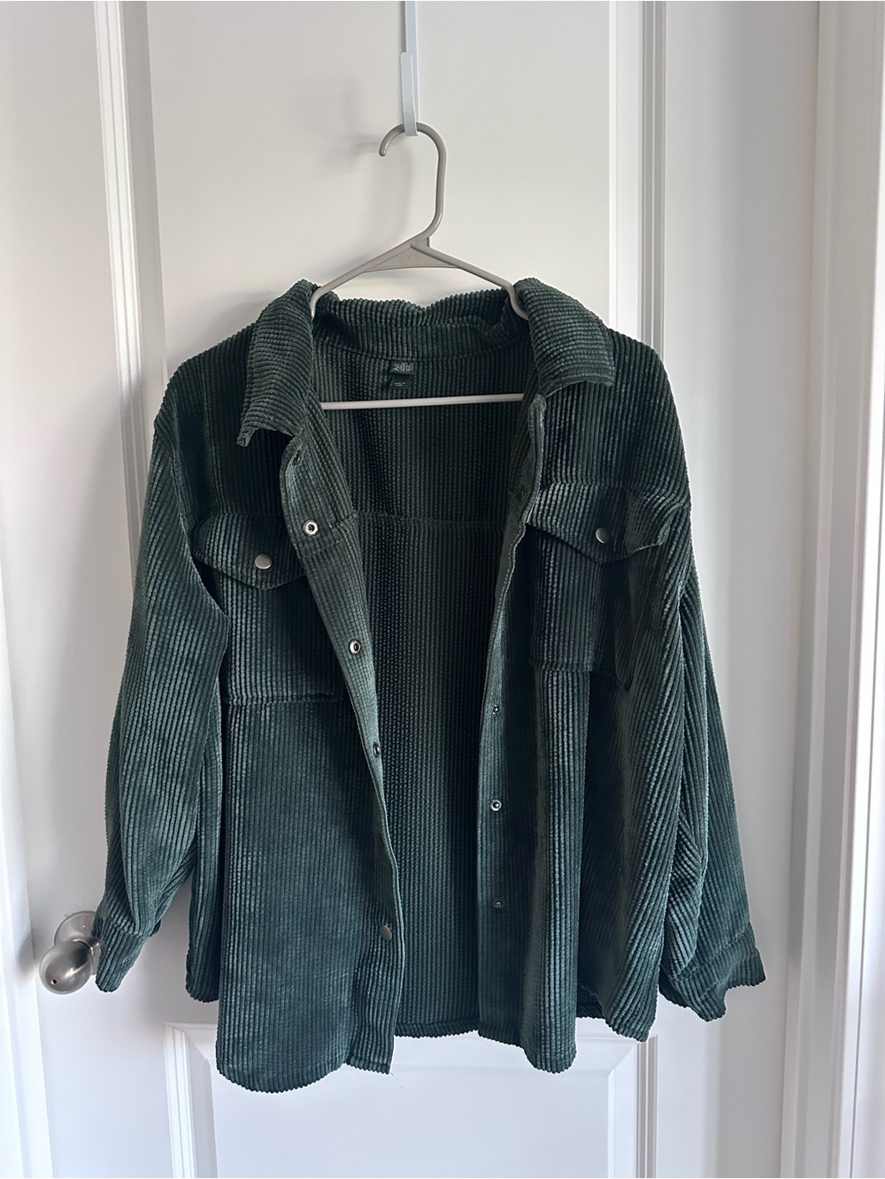 wild fable Dark Green Corduroy Shacket